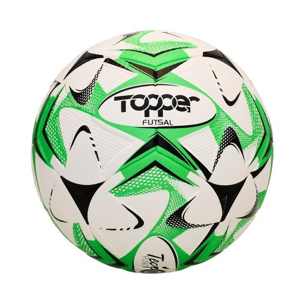 Bola-Futsal-Branco-e-Verde-Texturas-|-Topper-Tamanho--UN---Cor--BRANCO-0